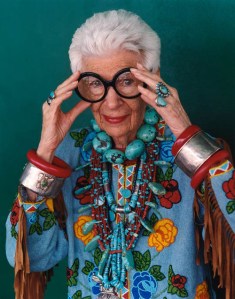 Maybe I'll work my way up to this pair by the time I'm 90. (portrait of Iris Apfel by Bruce Weber)