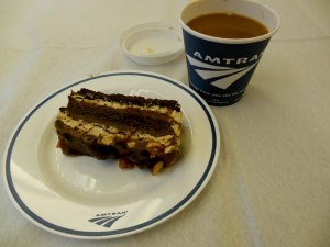 Amtrak peanut butter and chocolate torte