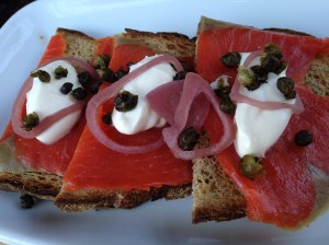 Is it possible to fully enjoy food while comparing it to a repast from the past?